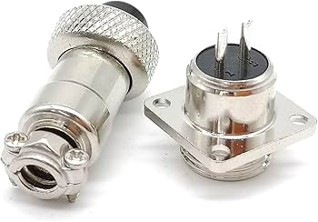 Amazon.com: GX12 2Pin Metal Aviation Panel Mount Male Female